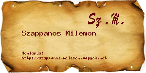 Szappanos Milemon névjegykártya